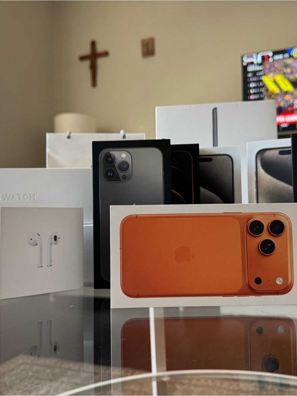 Apple Mixed Lot Empty Retail Boxes: iPhone iPad Apple Watch AirPods